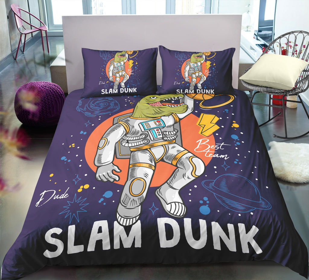 Dinosaur Dunk Bedding Set - Beddingify