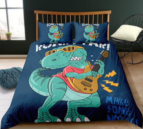 Image of Funny Dinosaur Bedding Set - Beddingify