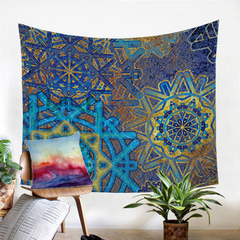 Image of Concentric Suns Tapestry - Beddingify