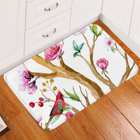 Image of Flower Painting Door Mat