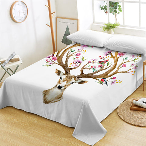 Image of Antler Of Life Flat Sheet - Beddingify