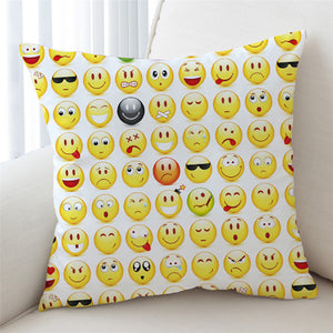 Emojis Cushion Cover - Beddingify