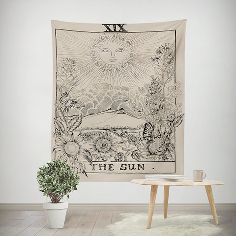 Image of The Sun Tarot Tapestry - Beddingify