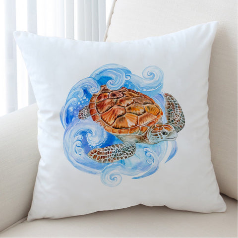 Image of Sea Turtle Waves Tablecloth - Beddingify
