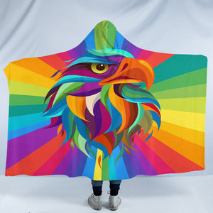 Multicolored Hawk SW2050 Hooded Blanket