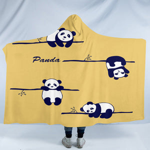 Hanging Pandas SW1664 Hooded Blanket