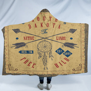 Native American Style SW2502 Hooded Blanket