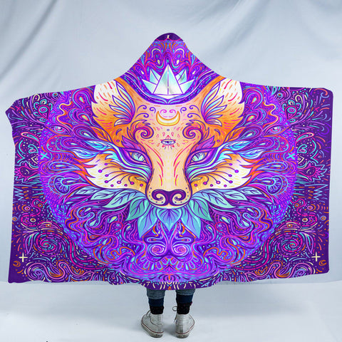 Image of Fairy Fox SW1896 Hooded Blanket