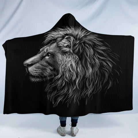 Image of B&W Lion SW2492 Hooded Blanket