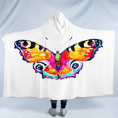 Image of Pretty Butterfly SW2475 Hooded Blanket