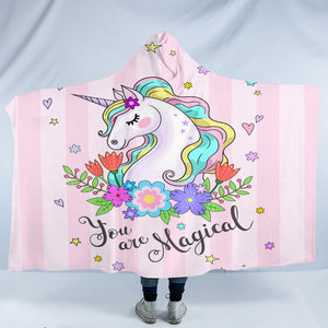 Magical Unicorn SW2048 Hooded Blanket