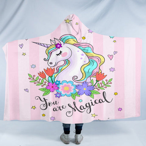 Image of Magical Unicorn SW2048 Hooded Blanket