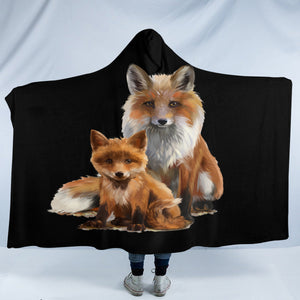 Fox Family SW1905 Hooded Blanket