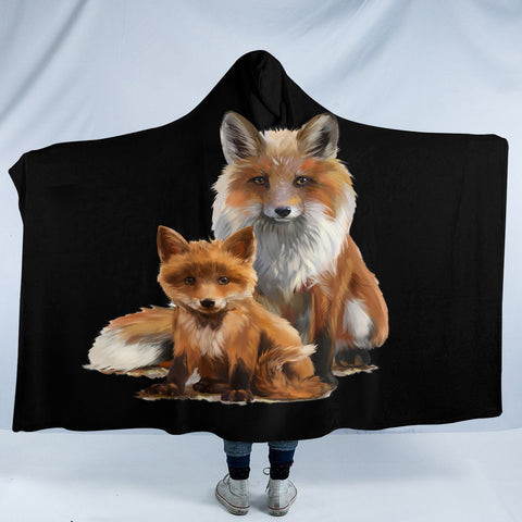Image of Fox Family SW1905 Hooded Blanket