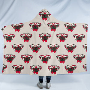 Ms Pug SW2517 Hooded Blanket