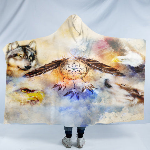 Image of Predators Dream Catcher SW1669 Hooded Blanket