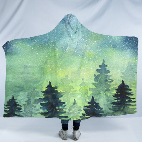 Image of Magical Night SW2421 Hooded Blanket