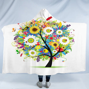 Festive Tree SW2466 Hooded Blanket