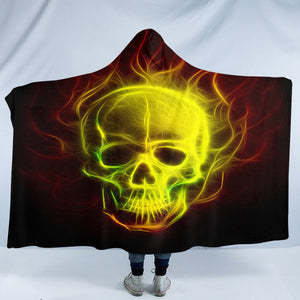 Decayed Skull SW1676 Hooded Blanket