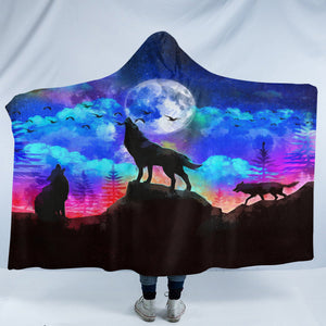 Wolfhowl SW1755 Hooded Blanket