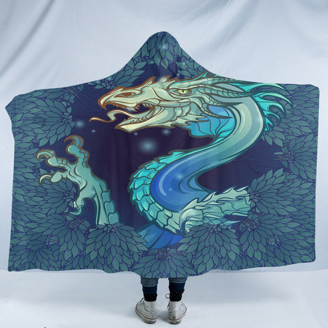 Image of Icy Wyvern SW1672 Hooded Blanket