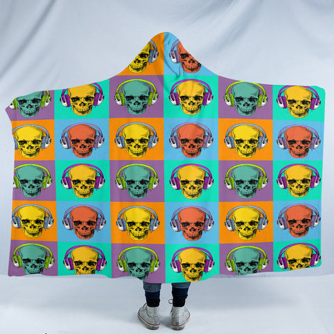 Image of Trendy Skully SW2503 Hooded Blanket