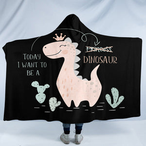 Cute Dino SW1747 Hooded Blanket