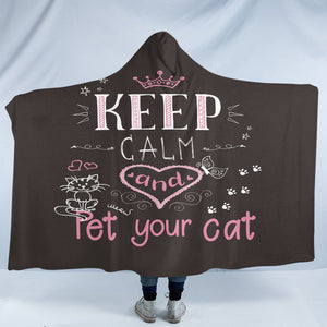 Pet Your Cat SW2170 Hooded Blanket