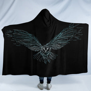 Shattered Owl SW1622 Hooded Blanket