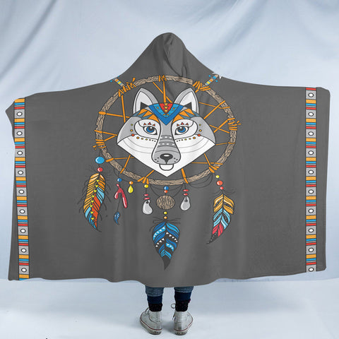 Image of Feral Dream Catcher SW2373 Hooded Blanket