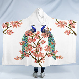 Peacock Spring SW2073 Hooded Blanket