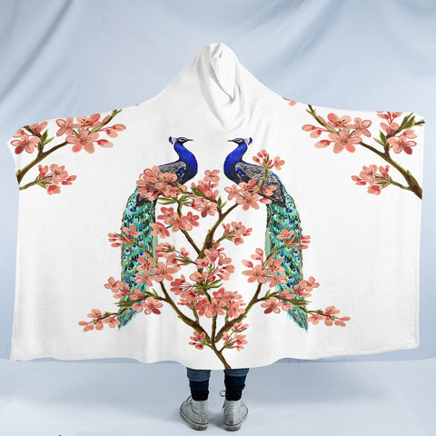 Image of Peacock Spring SW2073 Hooded Blanket