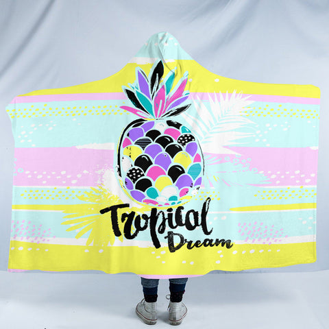 Image of Tropical Dream SW2493 Hooded Blanket