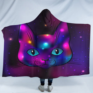 Space Cat SW1744 Hooded Blanket