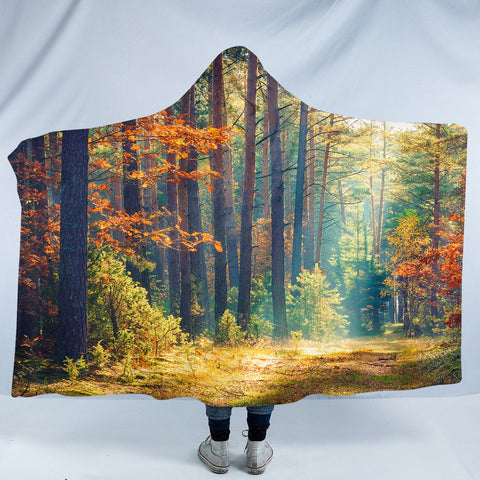 Image of Canopy Forest SW1892 Hooded Blanket