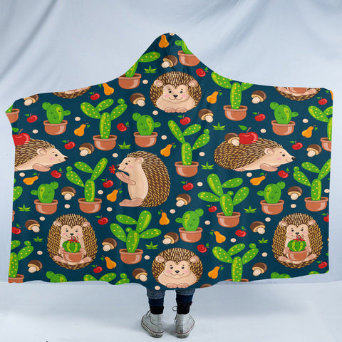 Image of Thorny Themed SW1623 Hooded Blanket