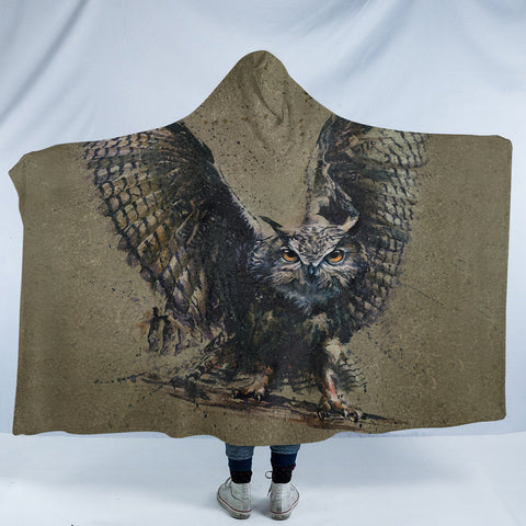 Image of Owl Stance SW2040 Hooded Blanket