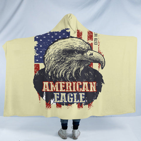 Image of American Eagle SW1844 Hooded Blanket