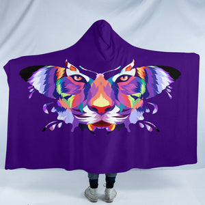 Camouflage Tiger Moth SW1910 Hooded Blanket