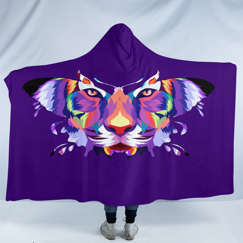 Image of Camouflage Tiger Moth SW1910 Hooded Blanket