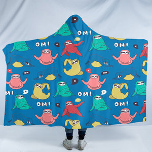 Om Sloth SW2397 Hooded Blanket