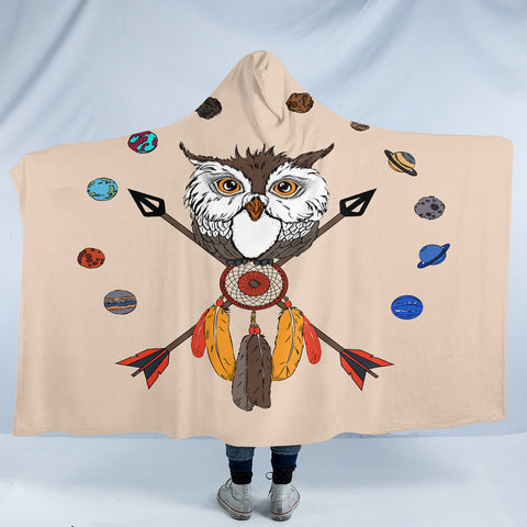 Image of Planetary Owl SW2012 Hooded Blanket