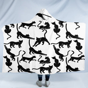 Cat Stances SW1651 Hooded Blanket