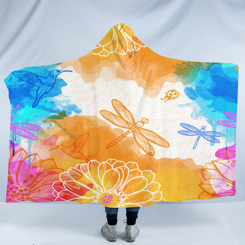 Image of Lively Garden SW2025 Hooded Blanket