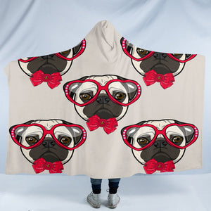 Ms Pug SW2516 Hooded Blanket