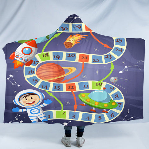 Image of Space Game SW1710 Hooded Blanket