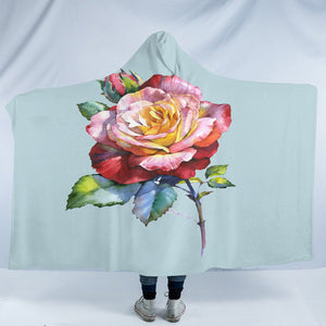 Painted Rose SW1625 Hooded Blanket