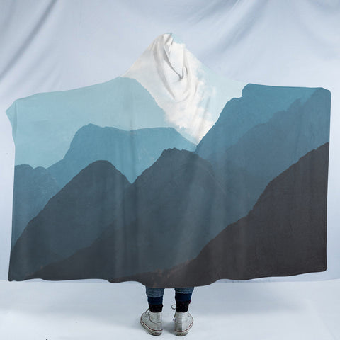 Image of Sublime Mountains SW2430 Hooded Blanket