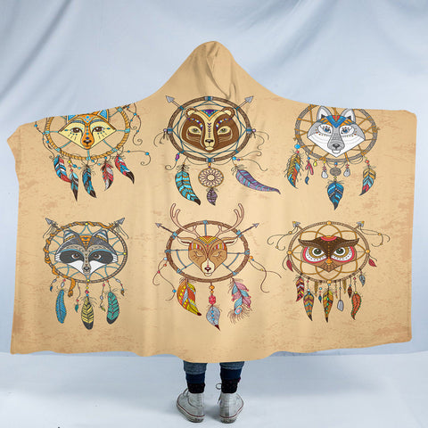 Image of Totem Dream Catchers SW2333 Hooded Blanket