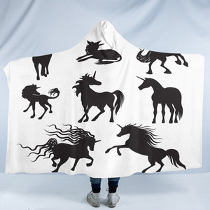 Unicorn Shades SW1833 Hooded Blanket